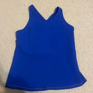 Lululemon royal blue tank top size 8/10